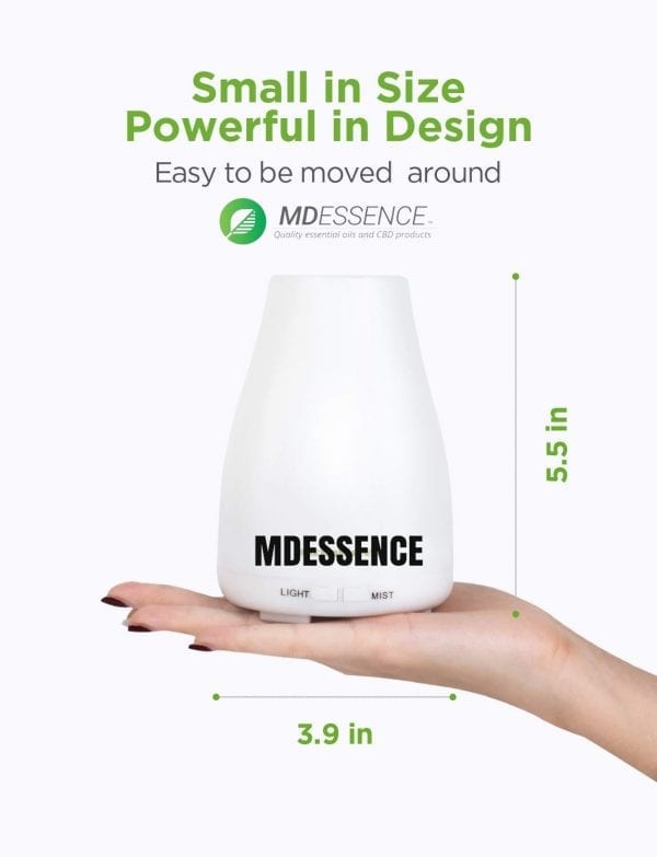 MD ESSENCE Aromatherapy Diffuser – Refresh, Relax & Rejuvenate